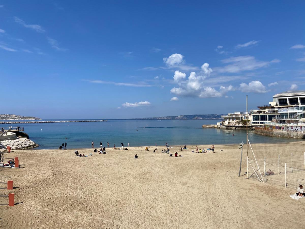 Appartement confortable près de la plage Catalane et Pharo Marsiglia Esterno foto